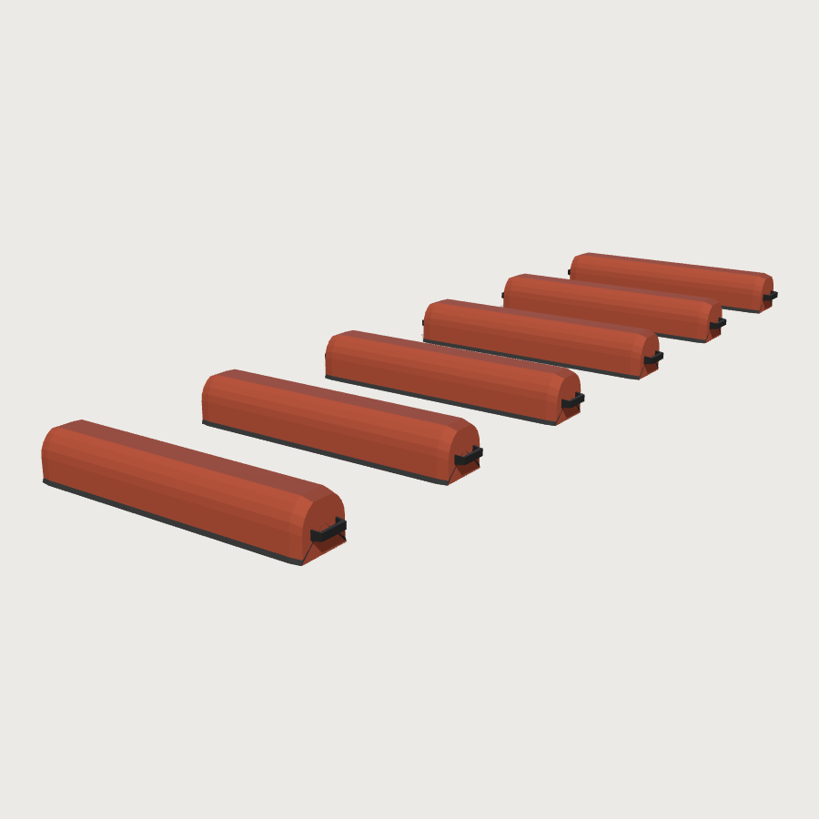 Agility Bag Set low-poly 3D model