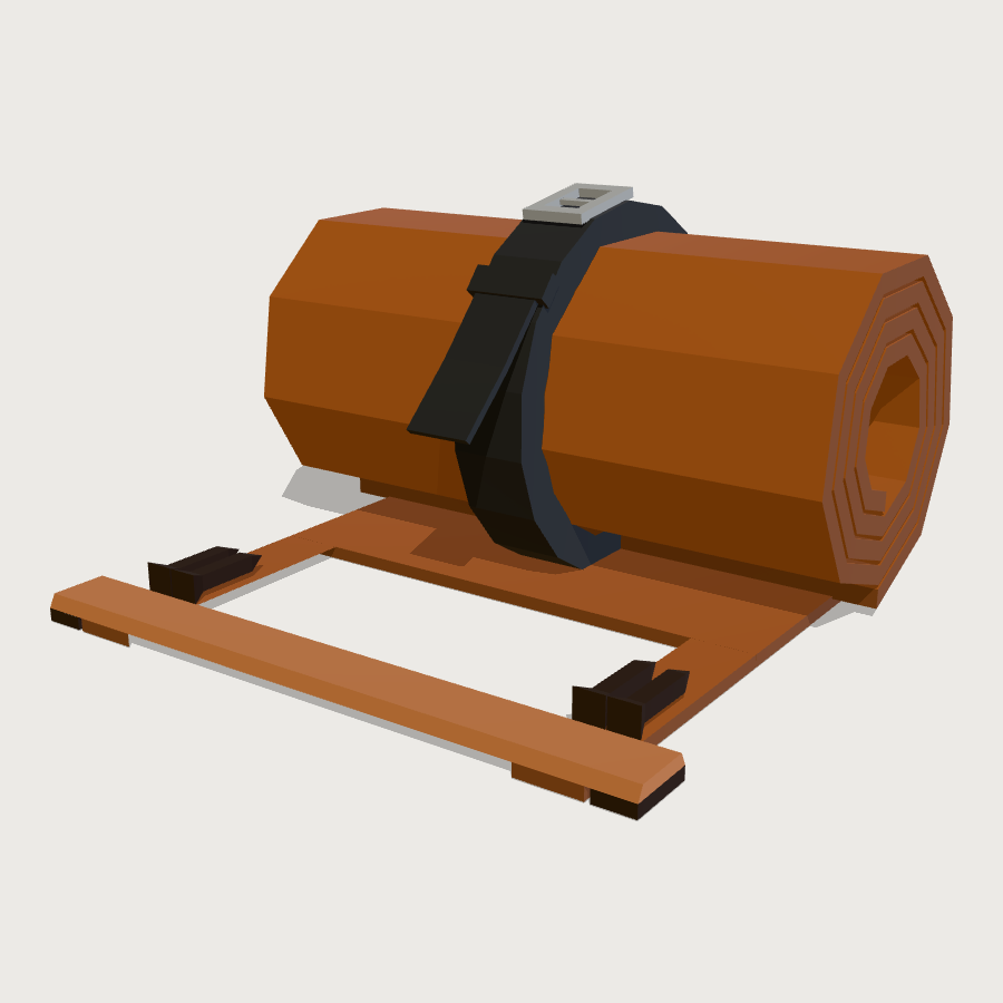 Agility Ladder low-poly 3D model