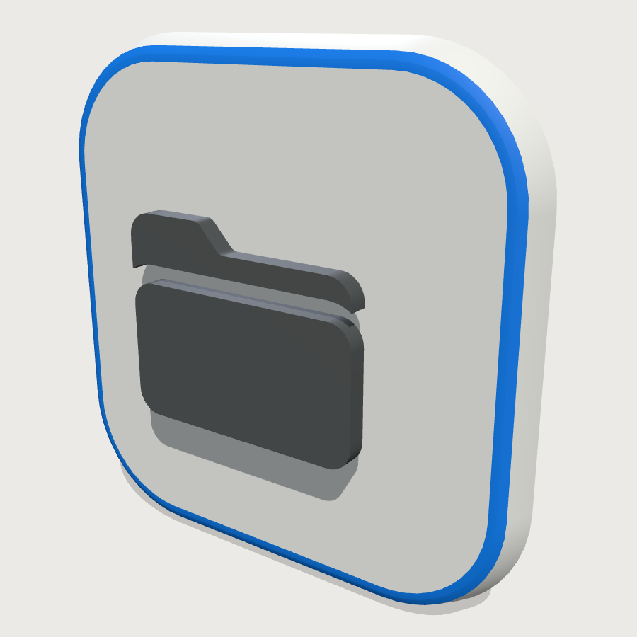 App Icon Family low-poly 3D model