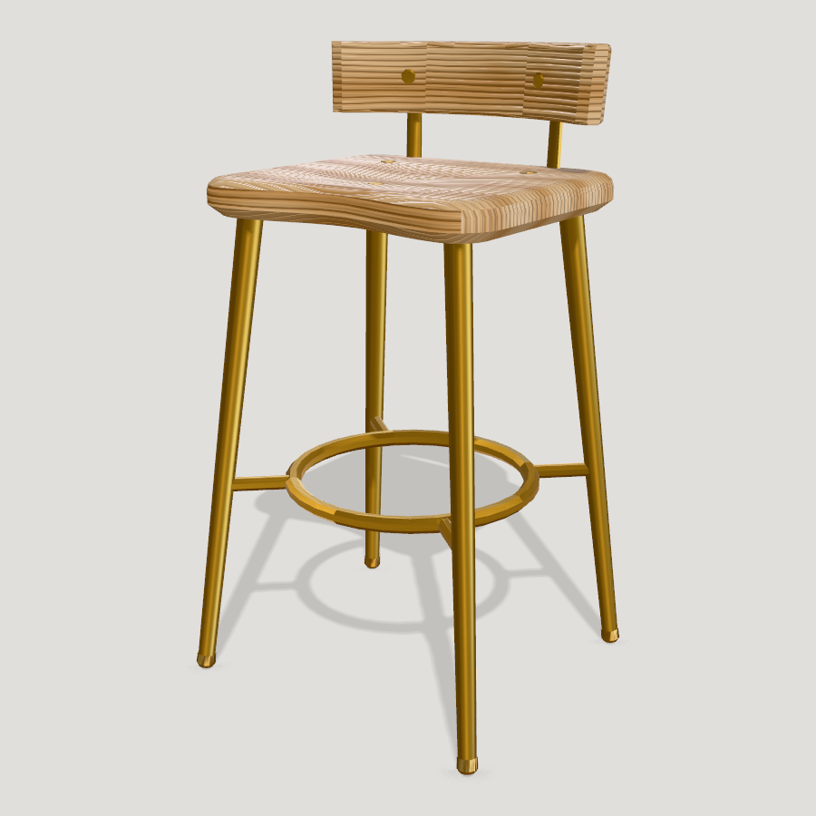 Bar Stool HD 3D model
