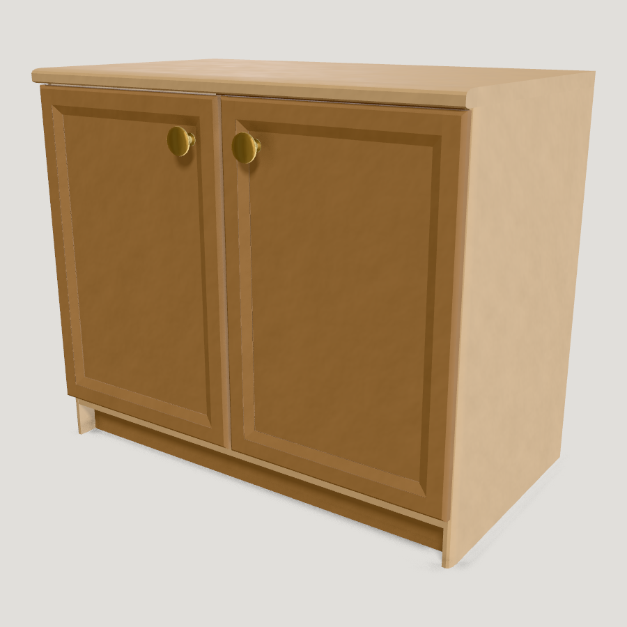 Base Cabinet Run HD 3D model