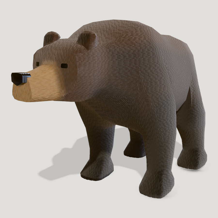 Bear HD 3D model