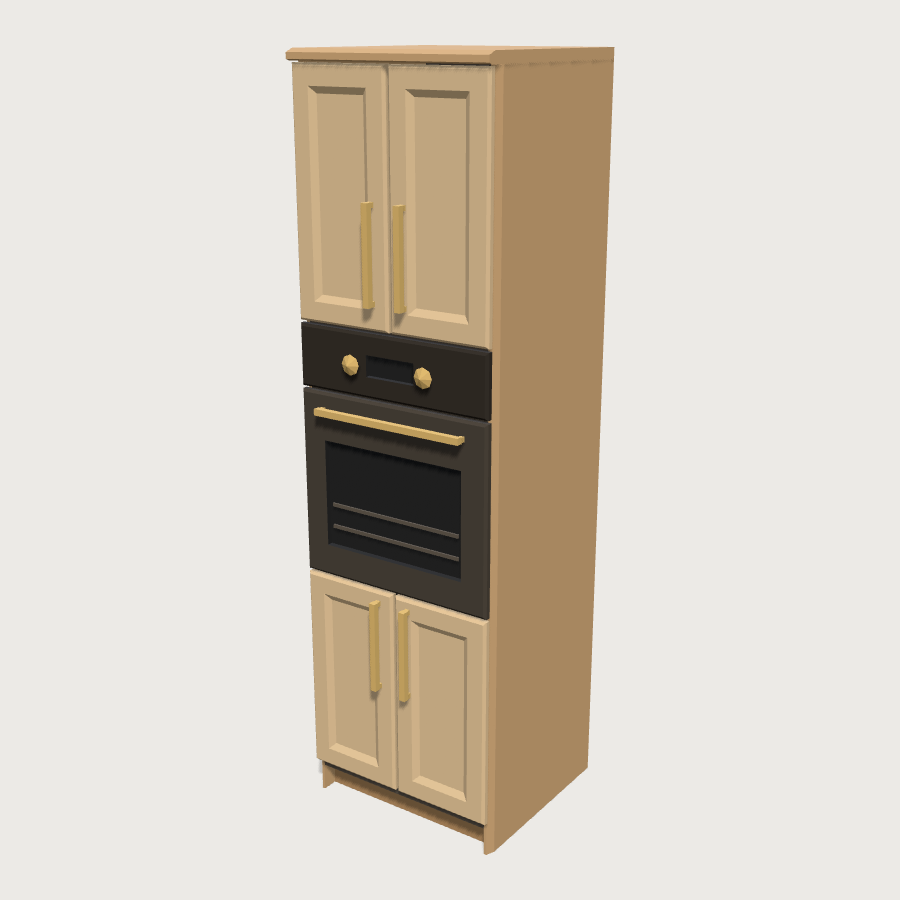 Built-In Oven Housing low-poly 3D model