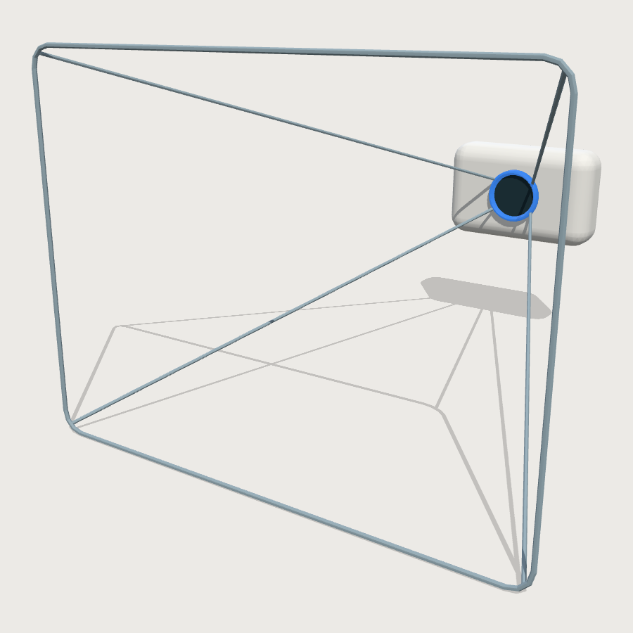 Camera Gizmo low-poly 3D model