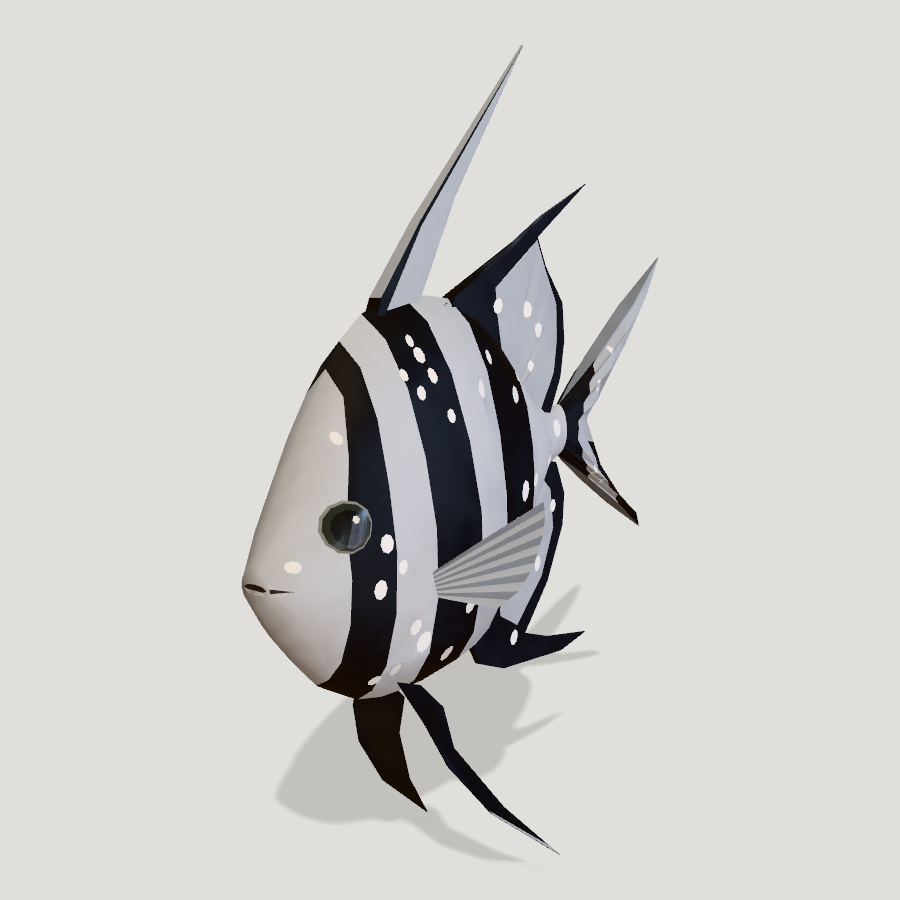 Cardinalfish HD 3D model