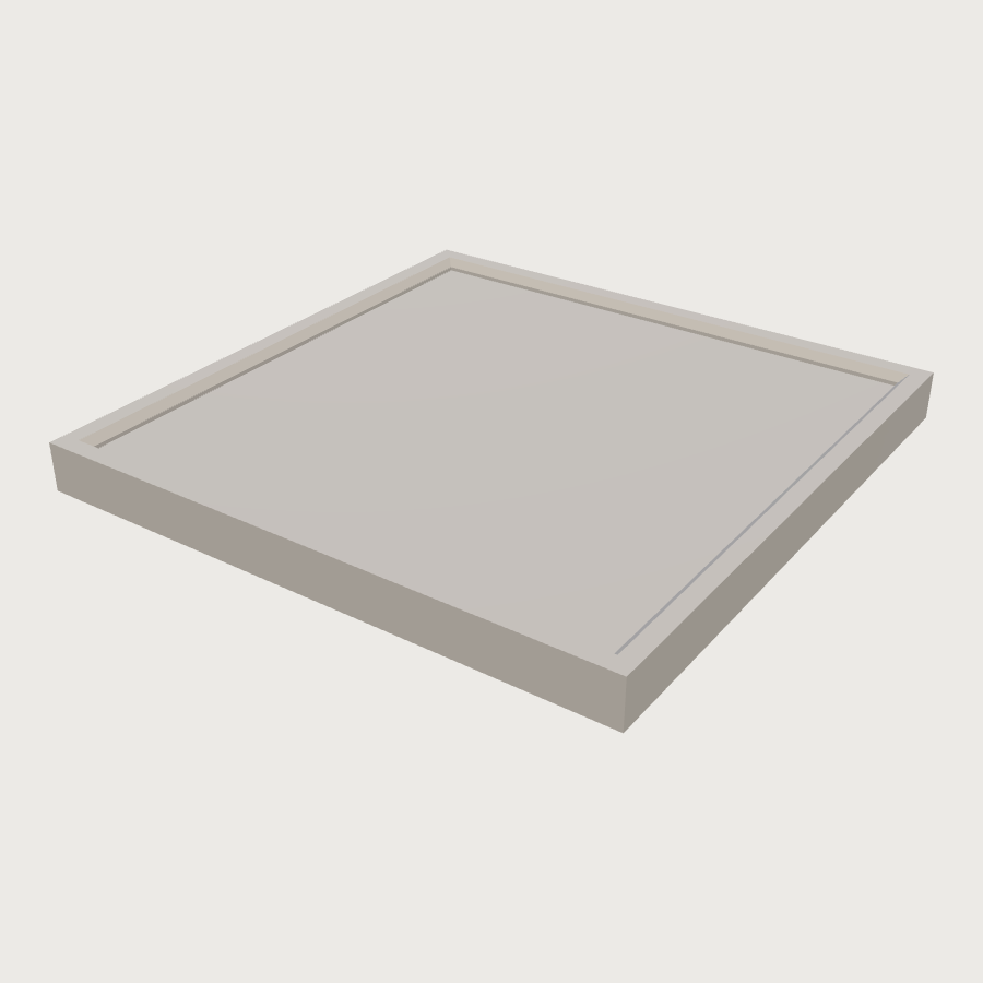 Ceiling Tile low-poly 3D model