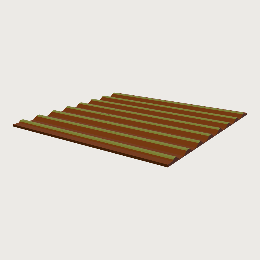 Central Valley Field Tile low-poly 3D model