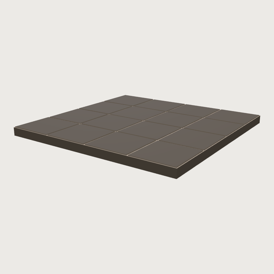 Ceramic Floor Tile low-poly 3D model