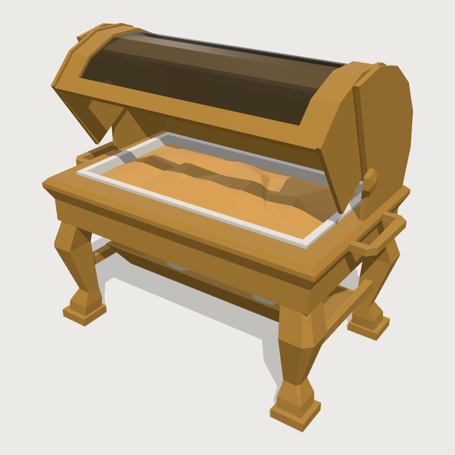 Chafing Dish low-poly 3D model