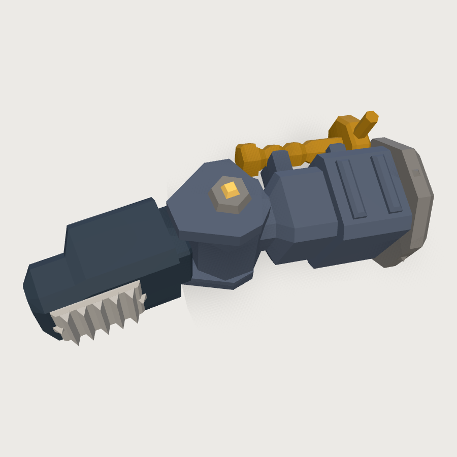 Clamp Thumb low-poly 3D model