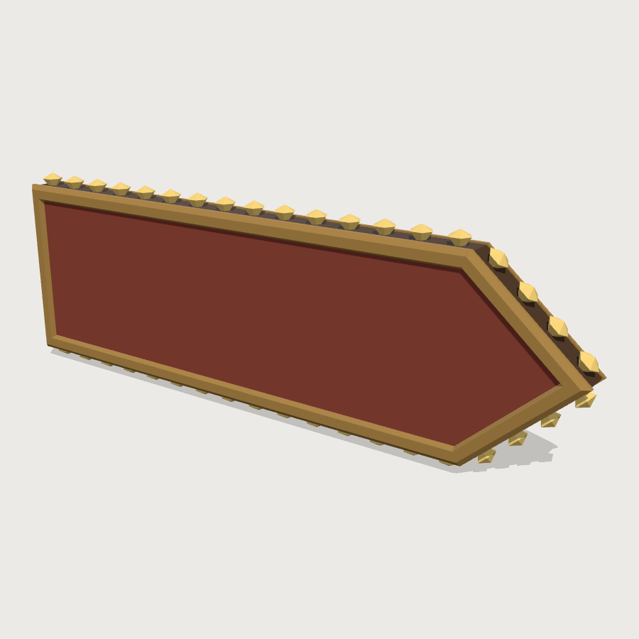 Chaser Bulb Arrow low-poly 3D model