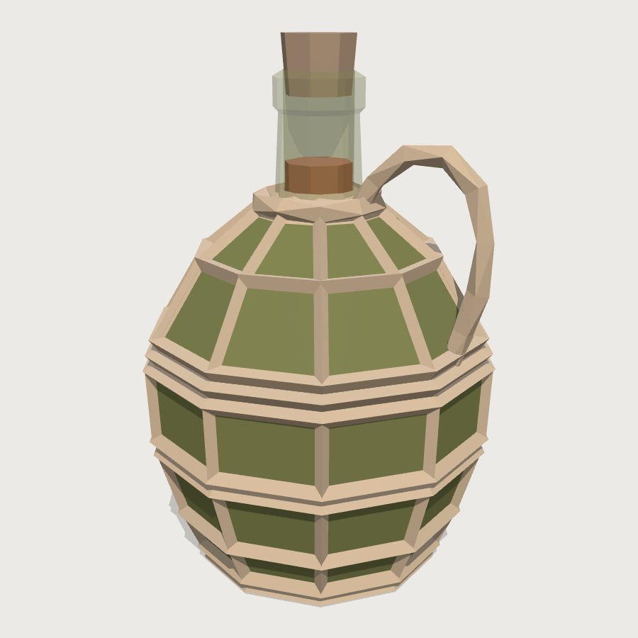 Chicha Chuico low-poly 3D model