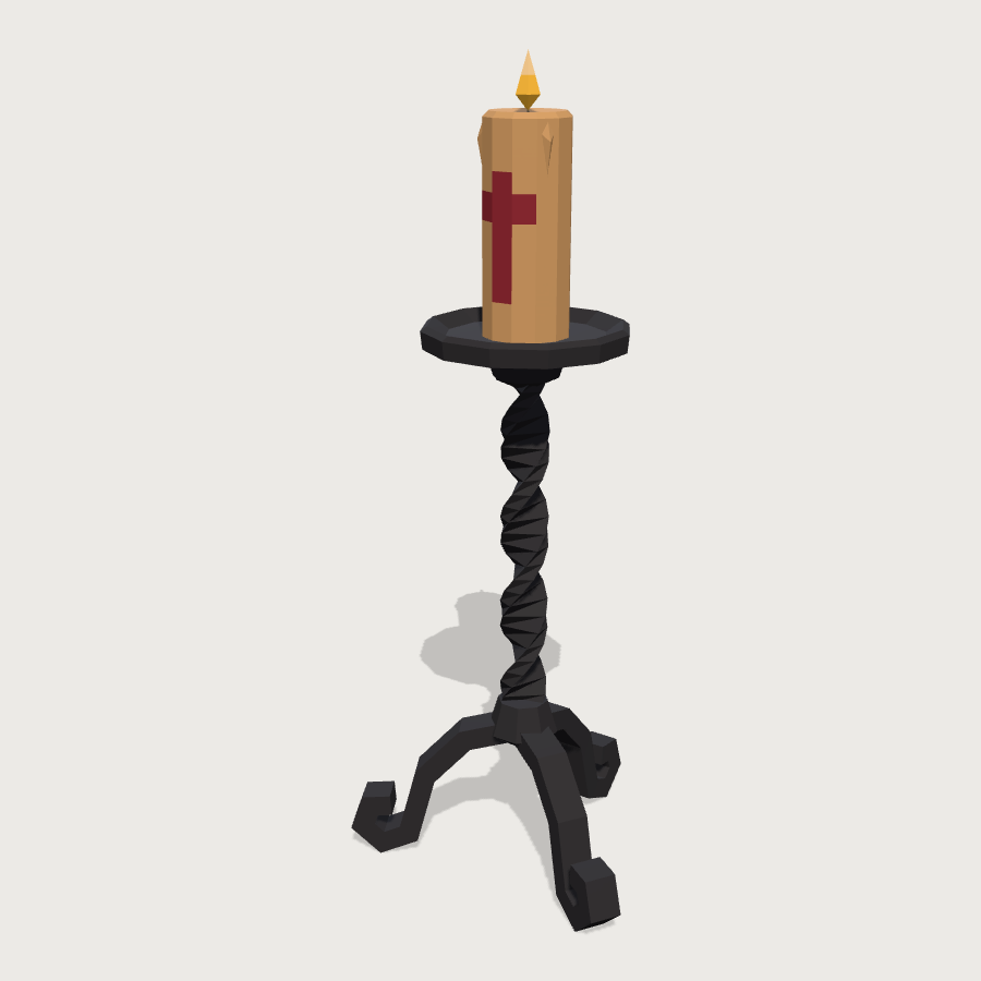 Cirio Stand low-poly 3D model