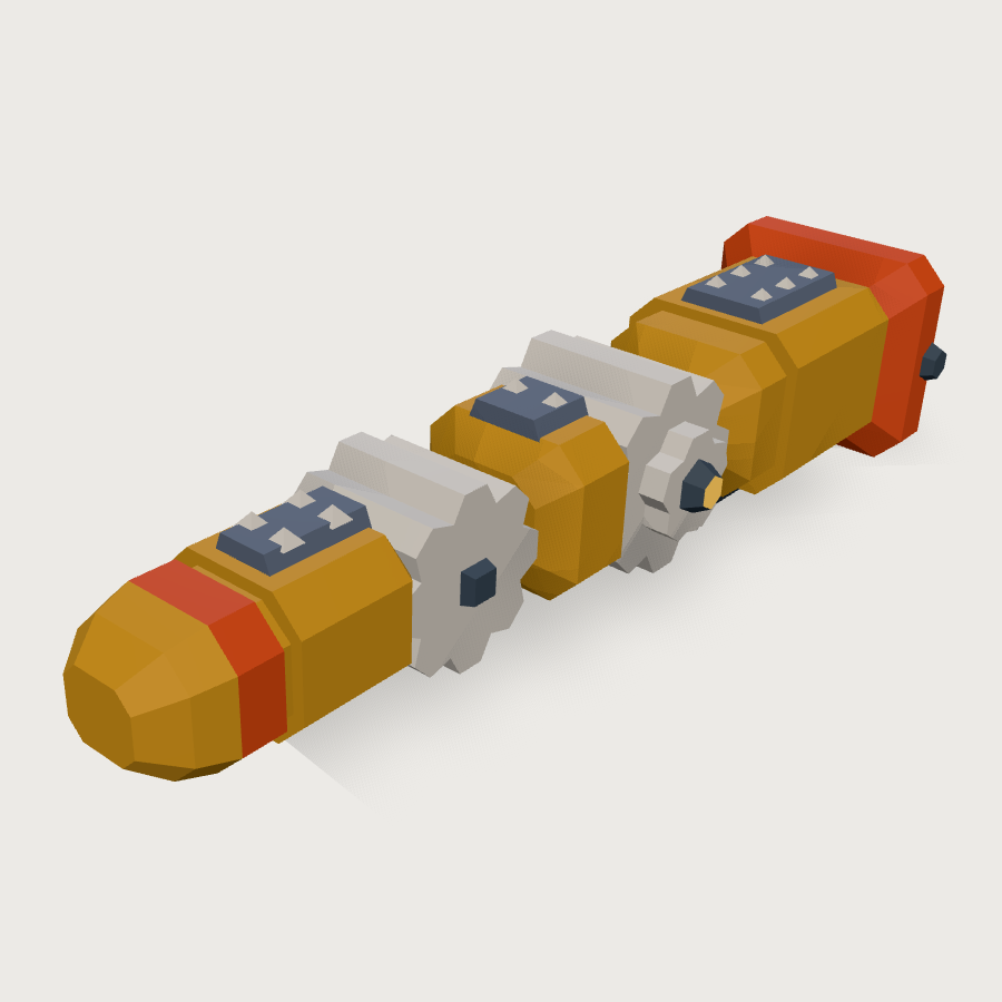 Clockwork Index Finger low-poly 3D model