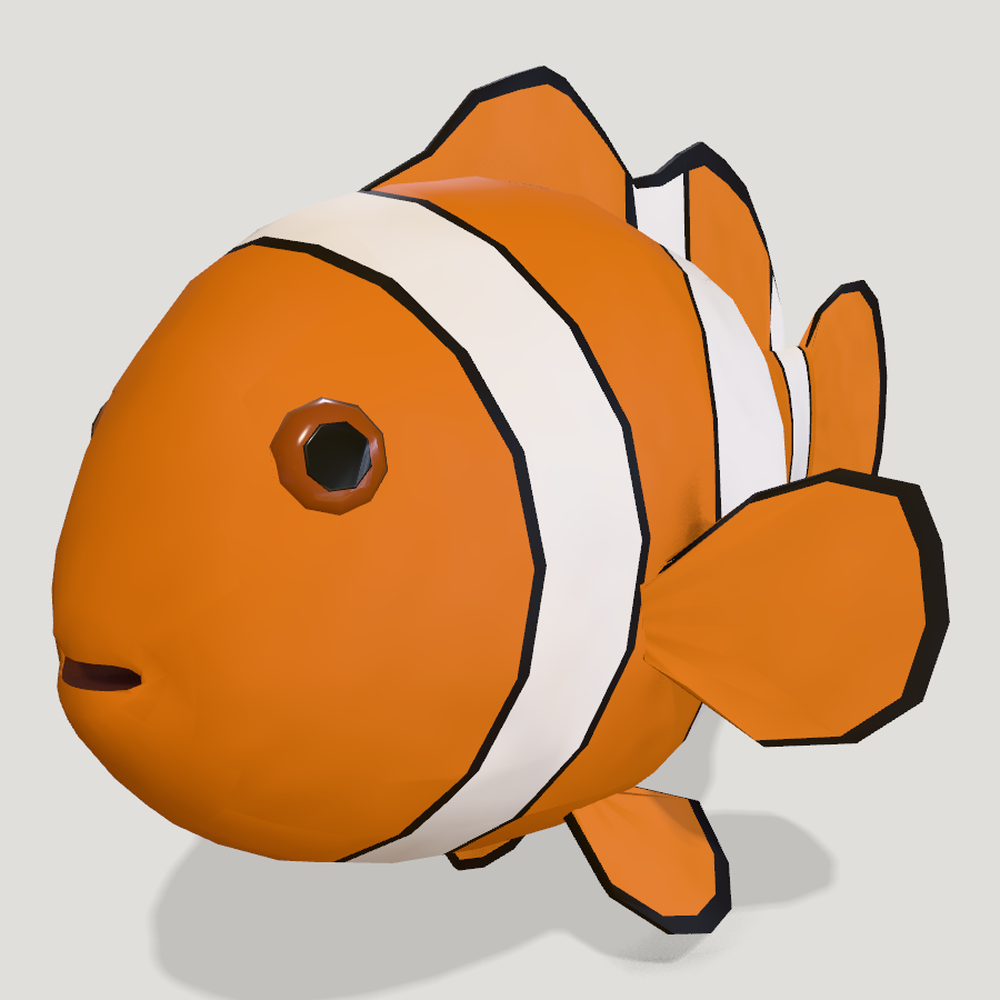 Clownfish HD 3D model