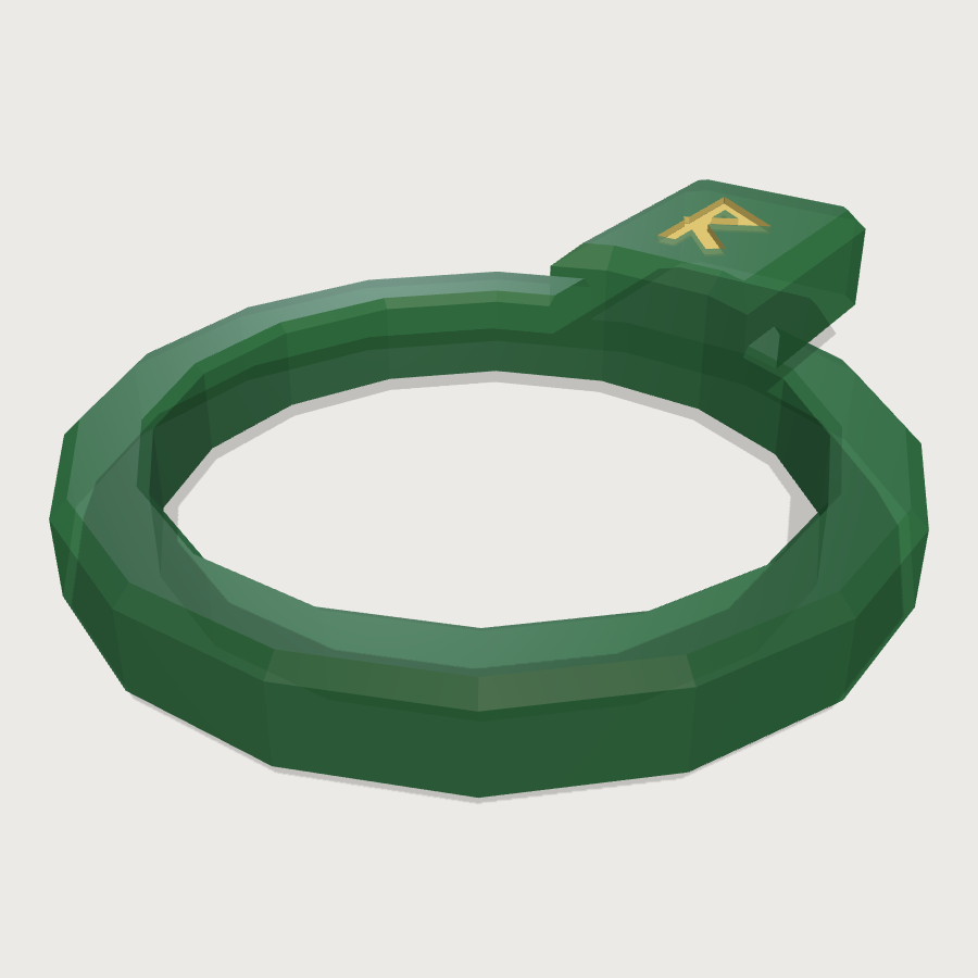 Condition Ring low-poly 3D model