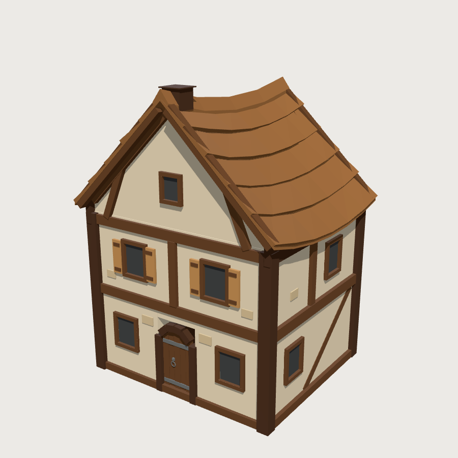 Cove Tavern low-poly 3D model