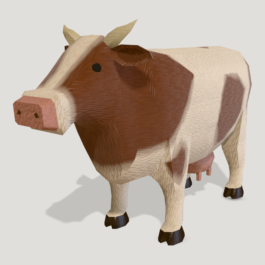 Cow HD 3D model