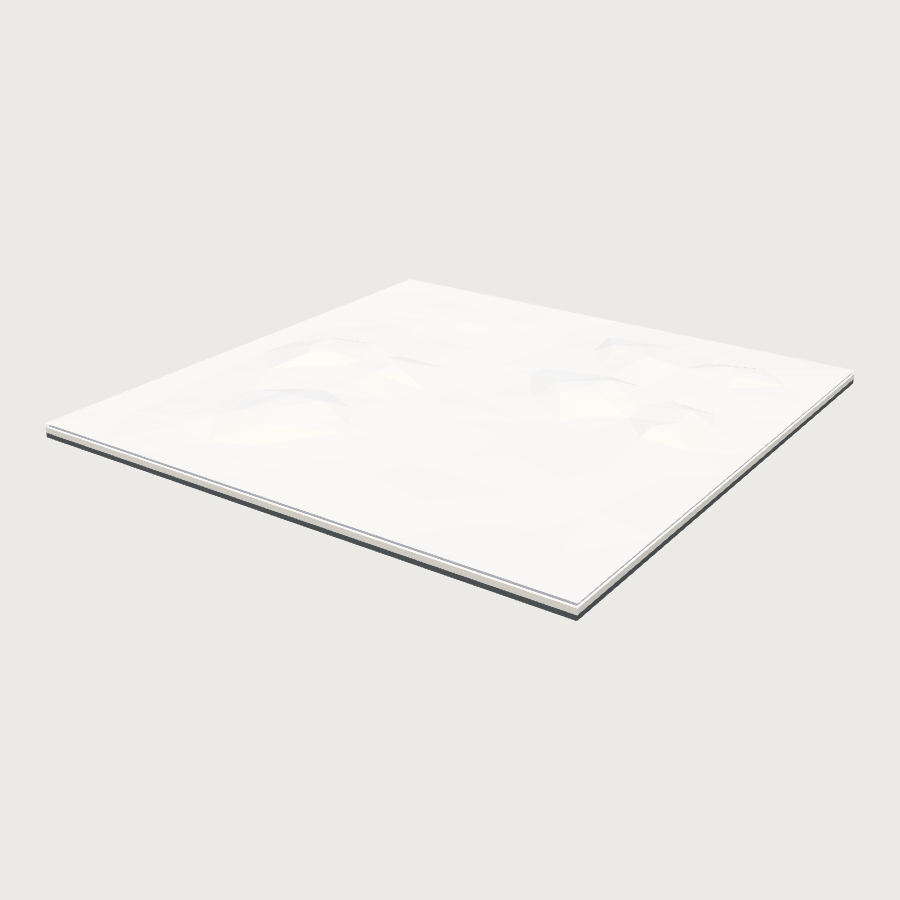 Deep Powder Tile low-poly 3D model