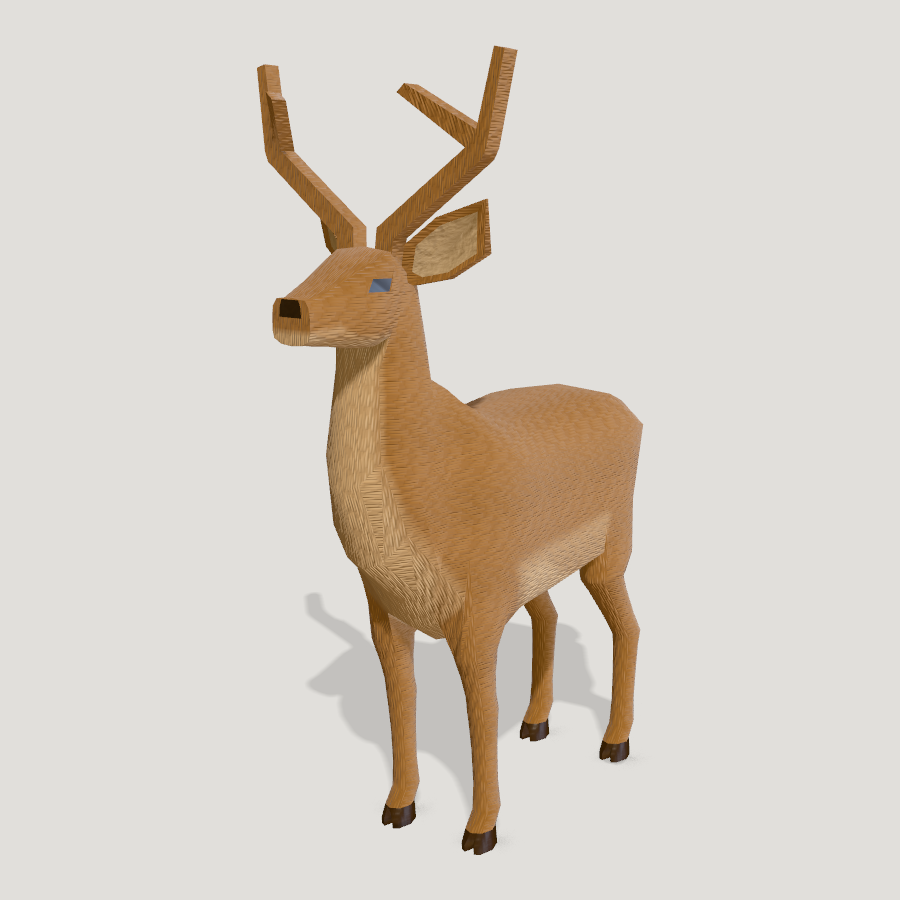 Deer HD 3D model