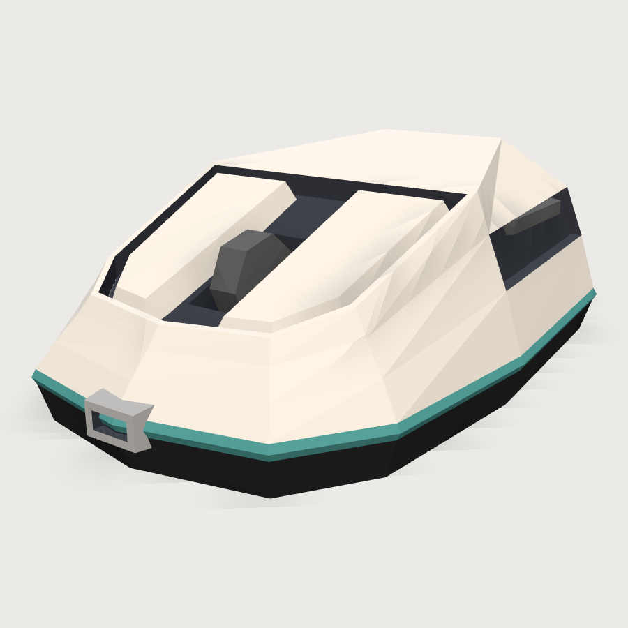 Desk Mouse low-poly 3D model