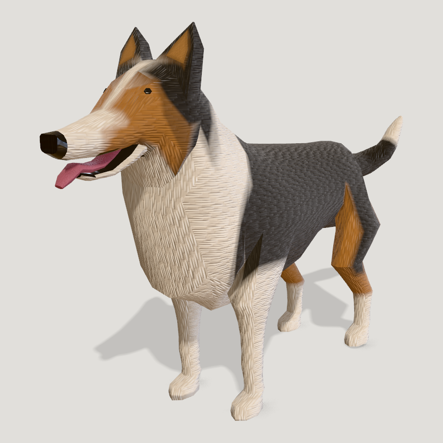 Dog HD 3D model