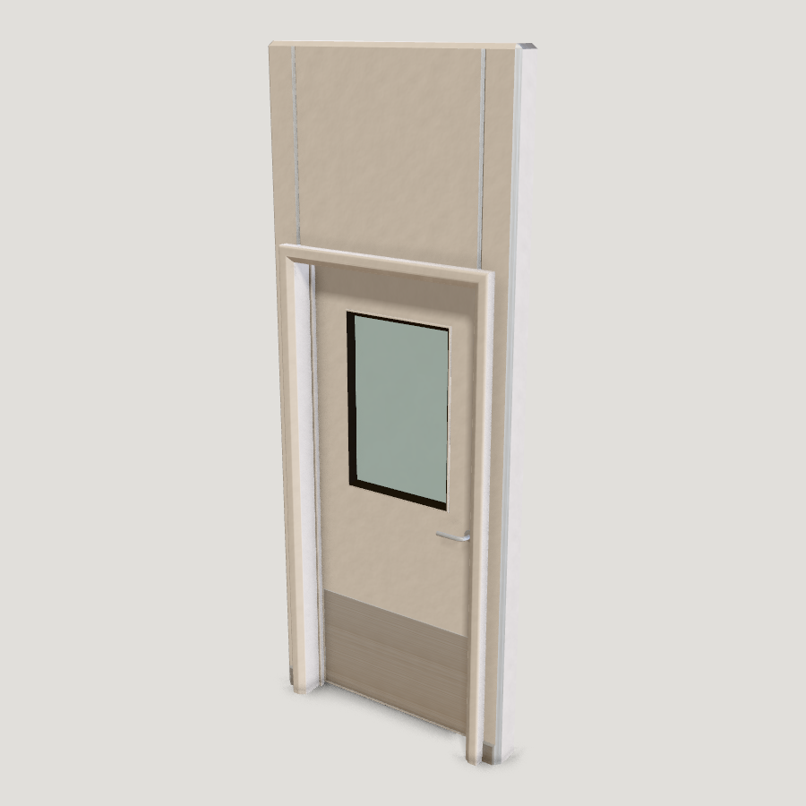 Door Set HD 3D model