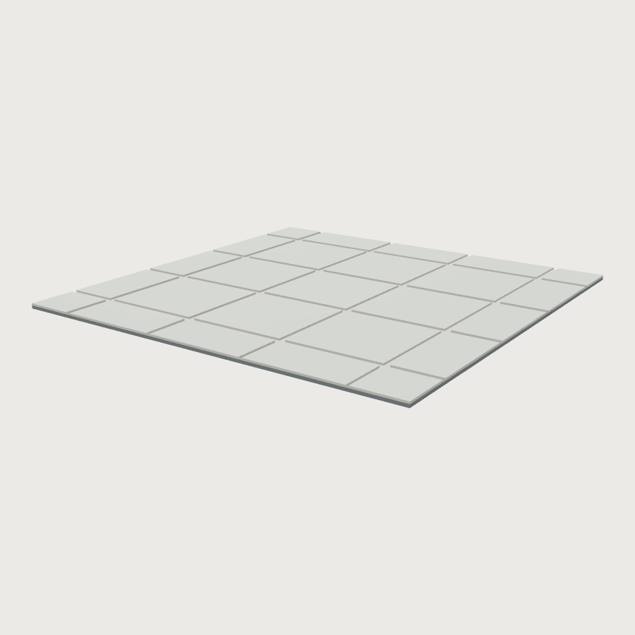 Driveway Slab Tile low-poly 3D model