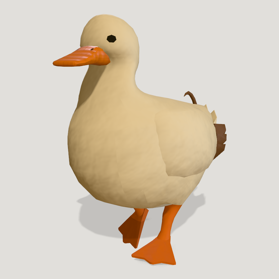 Duck HD 3D model