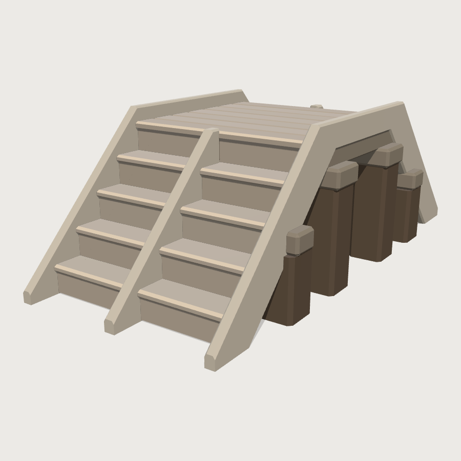 Dune Walkover low-poly 3D model