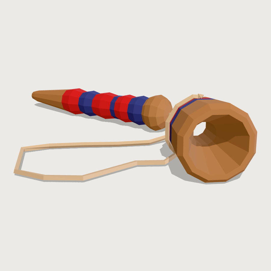 Emboque low-poly 3D model
