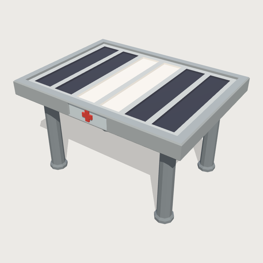 Entrance Canopy low-poly 3D model