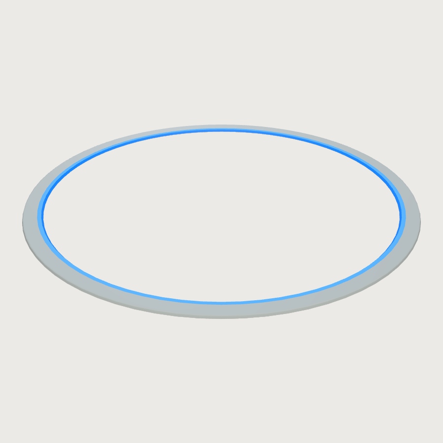 Floor Target Ring low-poly 3D model