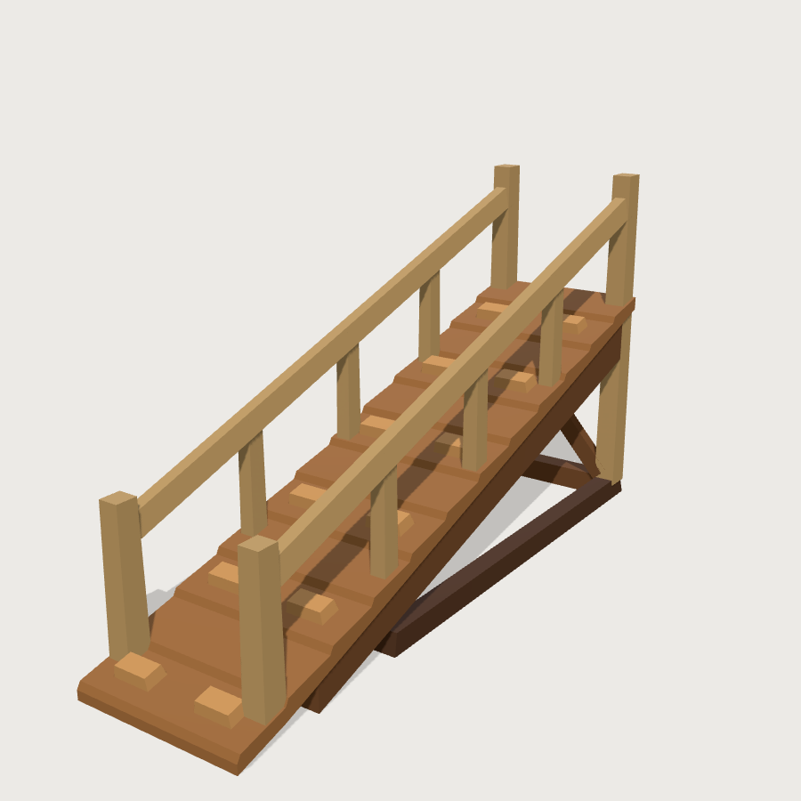 Gangplank low-poly 3D model