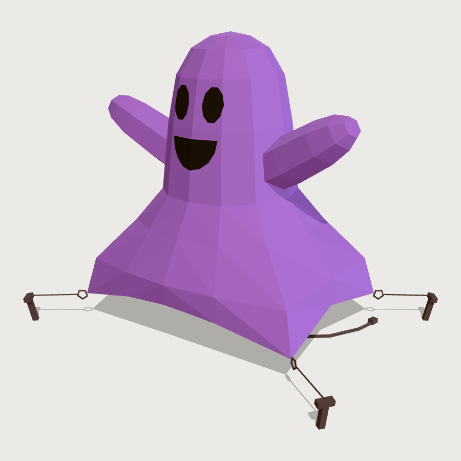 Giant Yard Inflatable low-poly 3D model