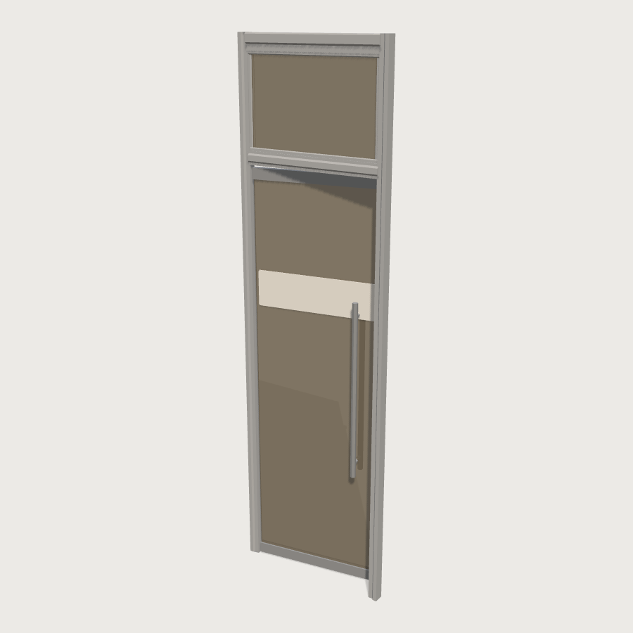 Glazed Partition System low-poly 3D model
