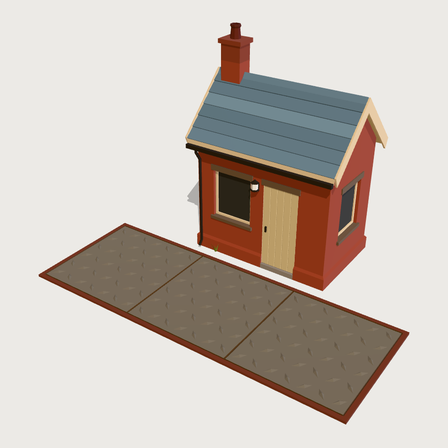 Goods Yard Weighbridge low-poly 3D model