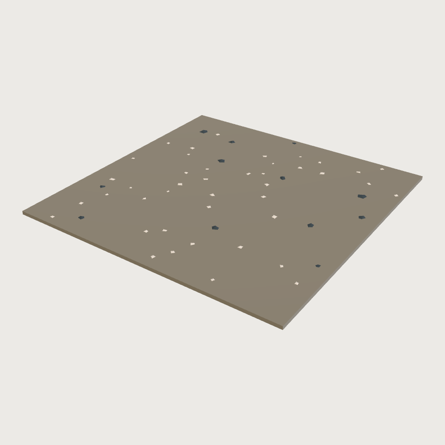 Gravel Car Park Tile low-poly 3D model