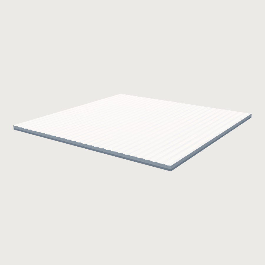 Groomed Piste Tile low-poly 3D model