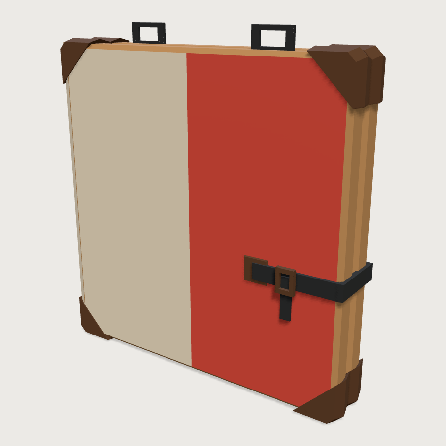 Gym Floor Mat low-poly 3D model