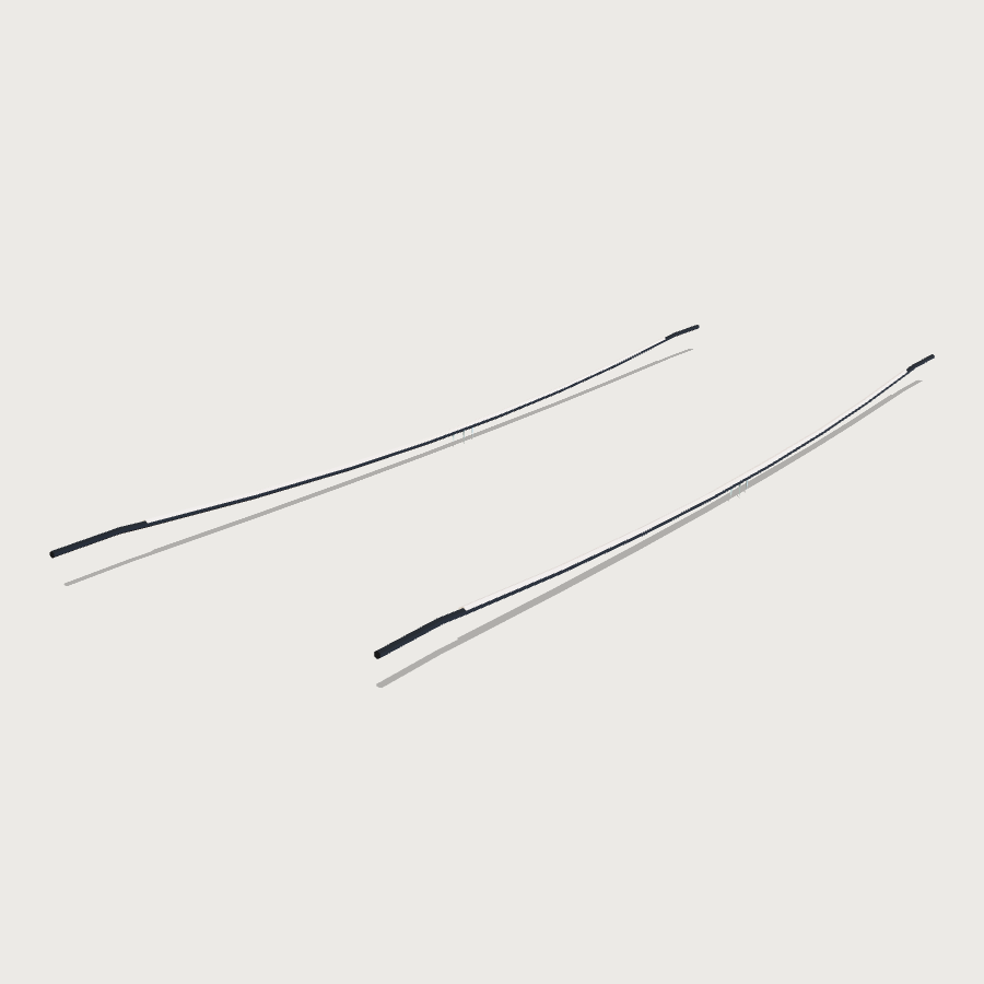 Haul Rope Span low-poly 3D model