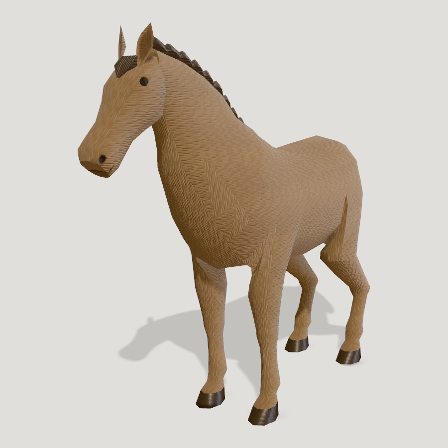 Horse HD 3D model