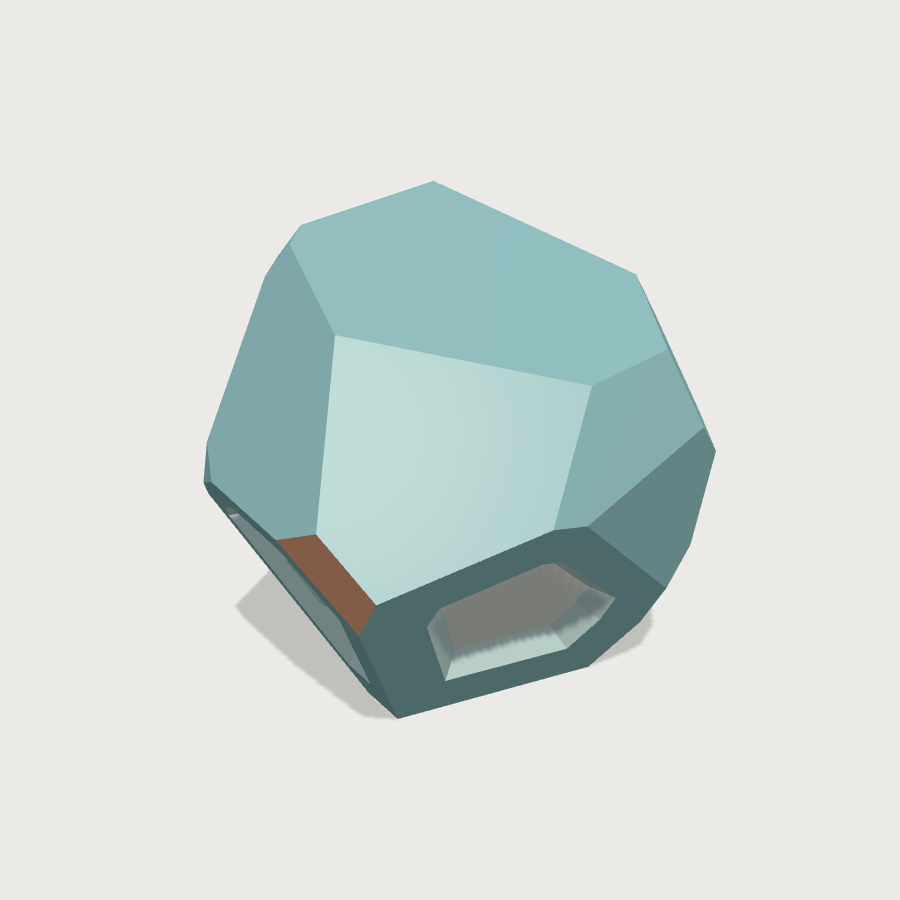 Ice Chunk low-poly 3D model