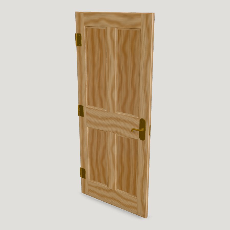 Interior Door Leaf HD 3D model
