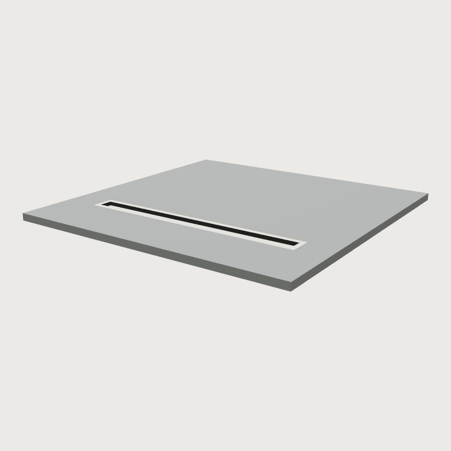 Kitchen Resin Floor Tile low-poly 3D model