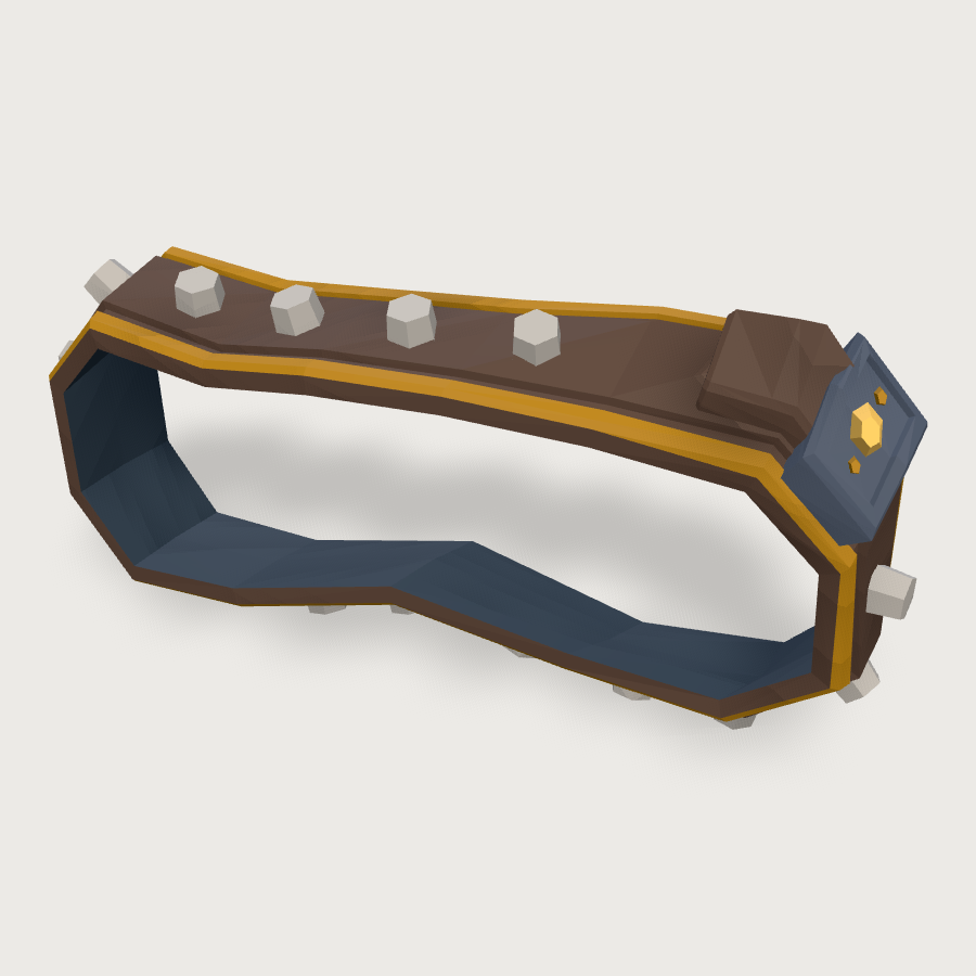 Knuckle Ring low-poly 3D model
