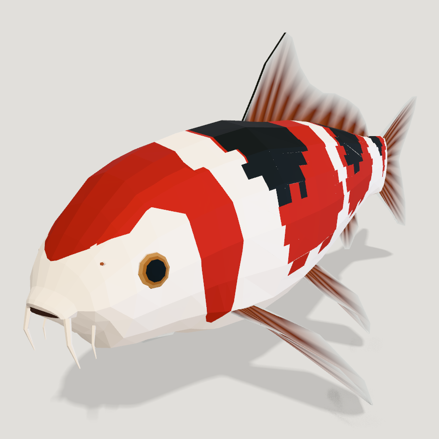 Koi HD 3D model