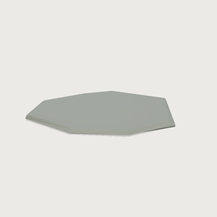 Large Path Stone low-poly 3D model