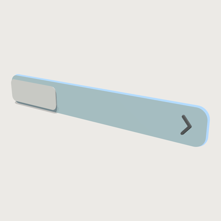 List Row low-poly 3D model