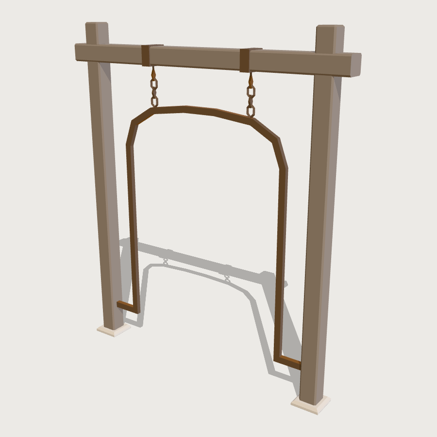 Loading Gauge low-poly 3D model